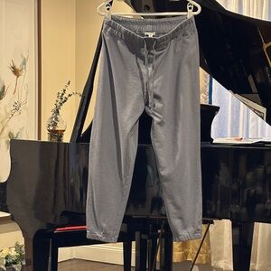 James Perse Tapered jogger Gray / blue pants -NEW WITH TAGS!